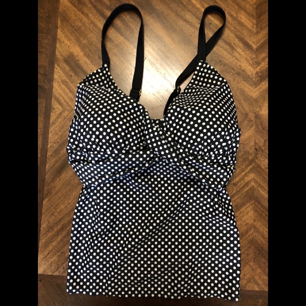 Ava & Viv Polka Dot Tankini Size 24W